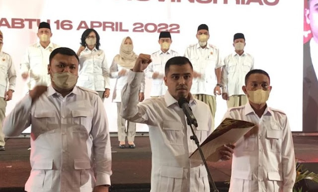 Resmi Jabat Ketua DPD Gerindra Riau, Muhammad Rahul Siap Menuju Riau 1