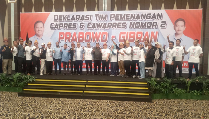 Lima Paguyuban Dekralasi Dukung Prabowo-Gibran