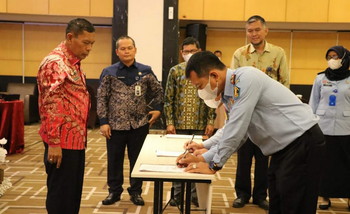 Kemenkumham Riau Gelar Pencanangan dan Pengukuhan Gugus Tugas Pelayanan