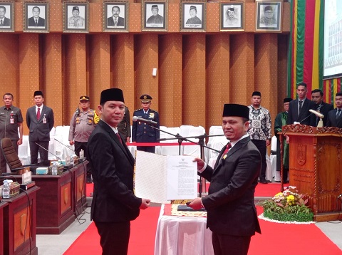 Indra Sani Resmi di Lantik Jadi Anggota DPRD Kota Pekanbaru, Begini Misi Beliau 