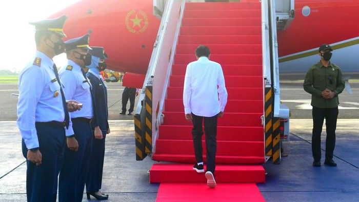 Jokowi Bertolak ke Kalbar Resmikan Bandara Tebelian di Sintang