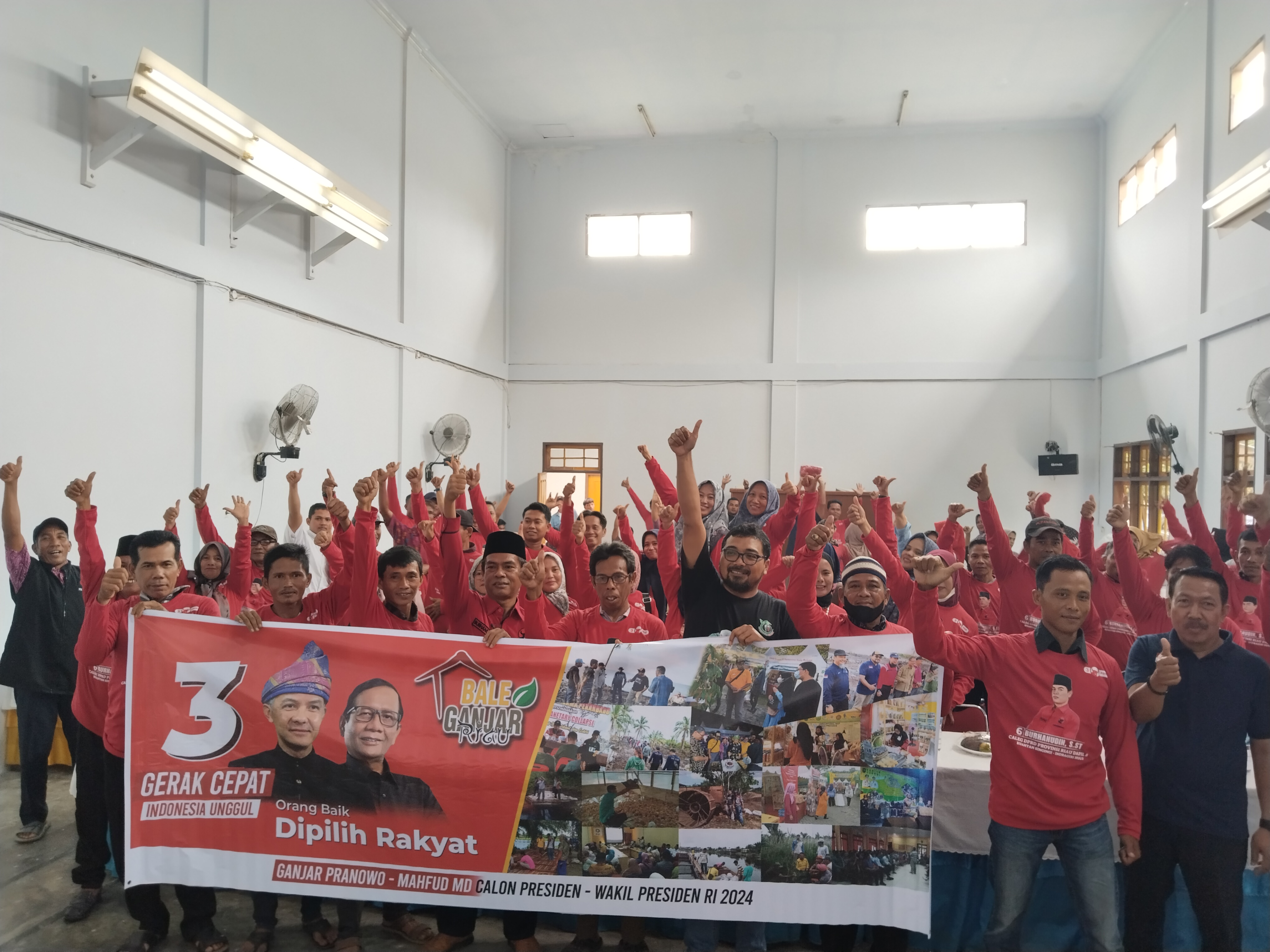  Tim Pemenangan Burhanudin, S.ST Caleg DPRD Provinsi Riau di Kukuhkan