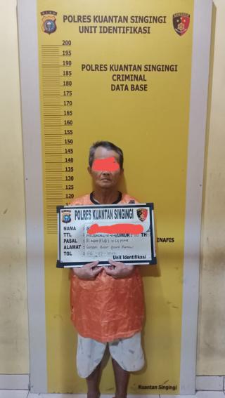 Polres Kuansing Ciduk Pelaku Dugaan Pencabulan Anak Perempuan Usia (7) tahun di Pucuk Rantau Kuansin