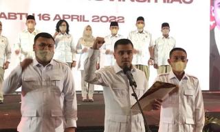 Resmi Jabat Ketua DPD Gerindra Riau, Muhammad Rahul Siap Menuju Riau 1