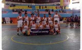 Tim Basket Putra Kuansing Lolos ke Semifinal