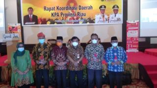 Rakorda KPA Riau,Tiga Daerah Dapat Penghargaan