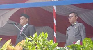 Wakil Ketua I DPRD Inhil Bacakan Teks Proklamasi saat HUT RI ke-78