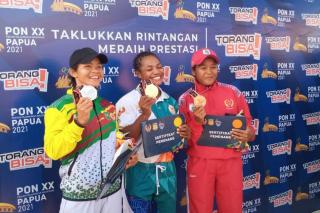 Raudani Fitra Pedayung Putri dari Kuansing Riau Meraih Medali Perak Pada PON XX Papua